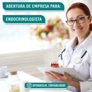 Abertura de empresa (CNPJ) Para Médico Endocrinologista
