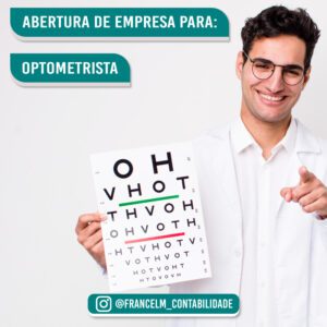 Abertura de empresa (CNPJ) Para Médico Optometrista